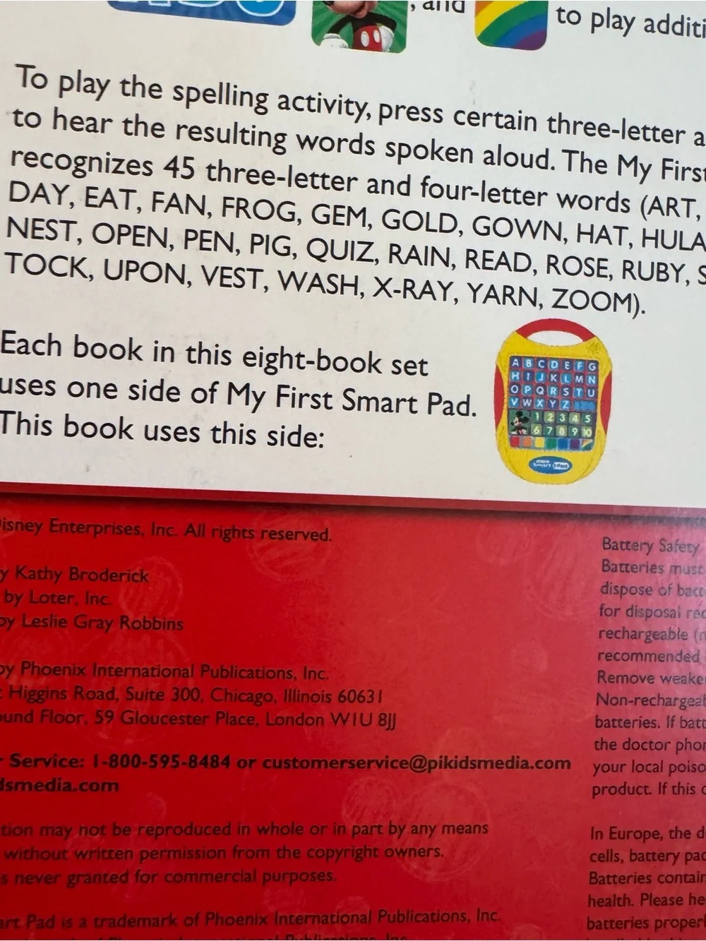Disney Mickey Mouse Kids Book Pair Reading Help